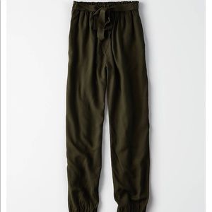 ae tie waist joggers (nwt)